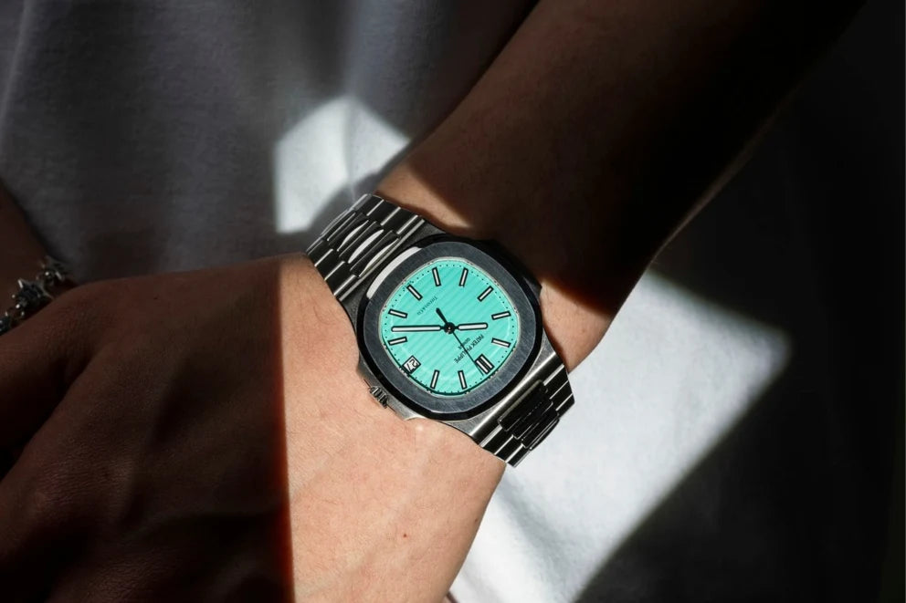 Patek Philippe Nautilus – Tiffany Style Dial in Stainless Steel