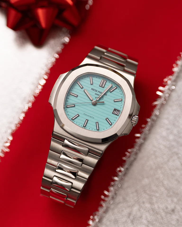 Patek Philippe Nautilus – Tiffany Style Dial in Stainless Steel