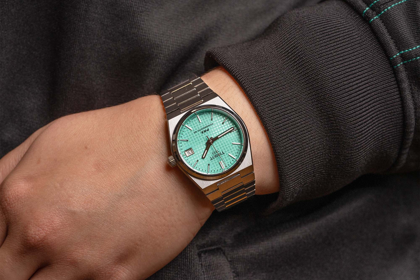 Tissot PRX Powermatic 80 – 35mm Tiffany Blue Dial