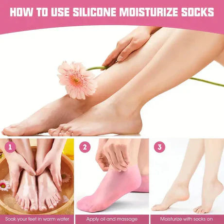 Silicone Moisturizing Socks